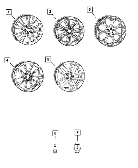 Wheels, Tires and Hardware for 2017 Chrysler 300 #0