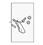 10394848 - Body: Upper Center Pillar Trim for Pontiac: G6 Image