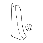 15226631 - Body: Lower Center Pillar Trim for Pontiac: G6 Image