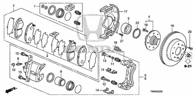 Front Brake for 2011 Honda Insight #0