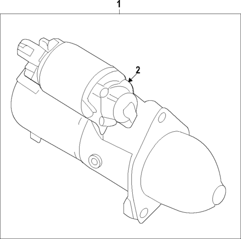 Starter for 2023 Hyundai Palisade #1