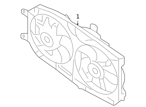 Cooling Fan for 2005 Ford Freestyle #0