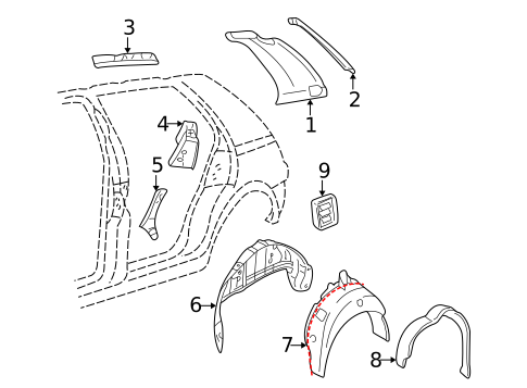 Inner Components for 2000 Volkswagen Golf #0