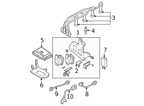 Powertrain Control for 2001 Hyundai Elantra #0