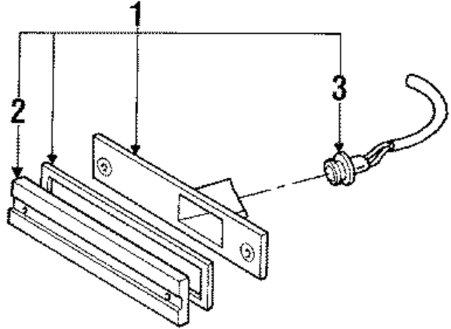 FO2Z15A201D - Electrical: Side Marker Lamp for Ford: Probe Image