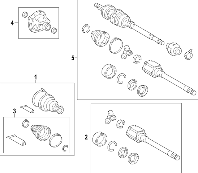 4304048080 - : Inner Cv Joint for Lexus Image