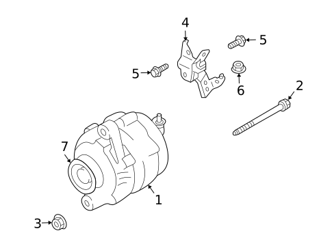 Alternator for 2003 INFINITI I35 #1