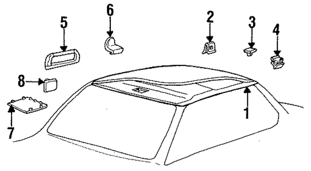 51441938868 - Body: Holder Retainer for BMW Image