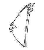 698040C051 - Body: Window Regulator for Toyota Image