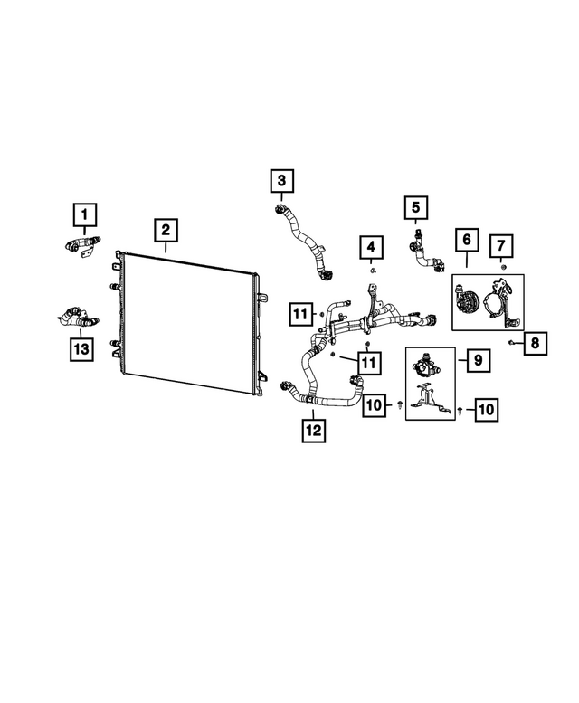 68646945AB - : Coolant 3 Way Valve for Mopar Image