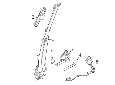 Seat Belt for 2019 Land Rover Range Rover #0