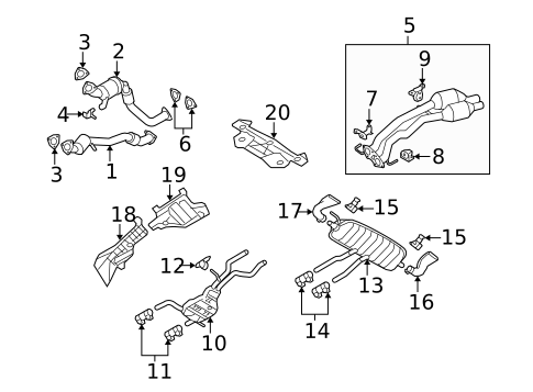 Catalytic Converter for 2007 Audi Q7 #0