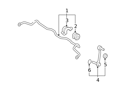 Stabilizer Bar & Components for 2007 Hyundai Azera #0