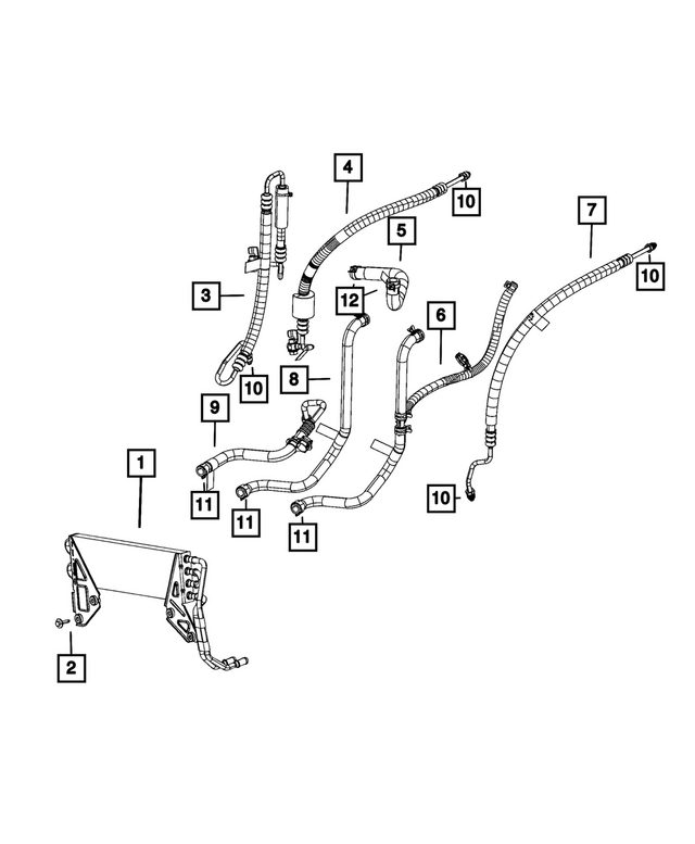 68025417AA - Steering: Hex Head Bolt And Coned Washer for Mopar Image