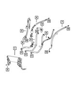 68025417AA - Steering: Hex Head Bolt And Coned Washer for Mopar Image