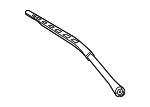 61619449959 - Body: Wiper Arm for BMW: 525i, 525xi, 528i, 528i xDrive, 528xi, 530i, 530xi, 535i, 535i GT, 535i xDrive, 535xi, 545i, 550i, 645Ci, 650i, M5, M6 Image
