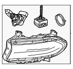 68541680AA - : Composite Headlamp for Dodge: Charger Image
