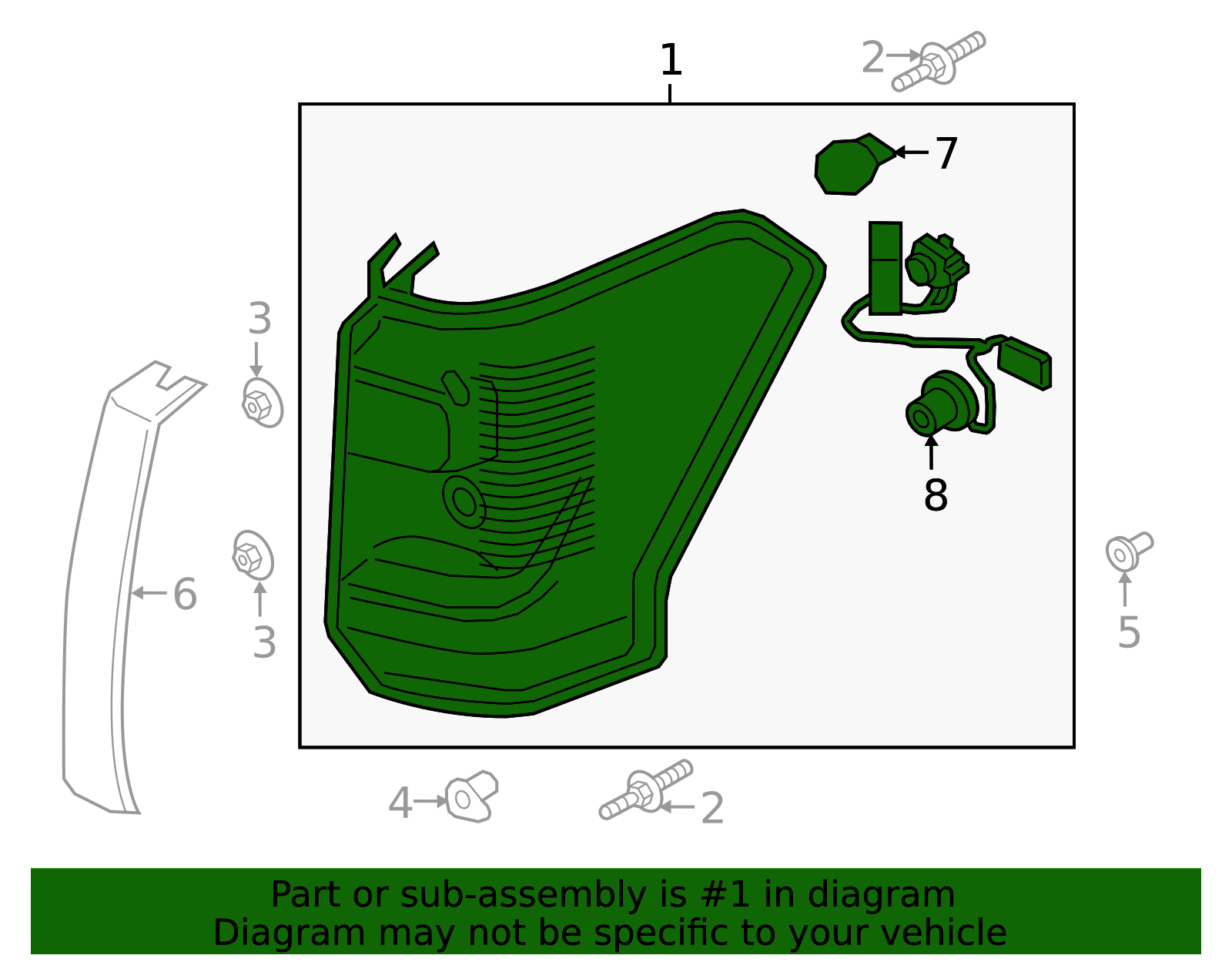 JL1Z13404H - Tail Lamp Assembly 2018-2021 Ford Expedition | Sneed