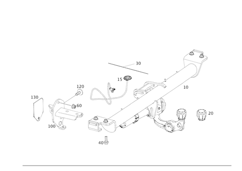 Trailer Coupling for 2018 Mercedes-Benz GLC63 AMG #0