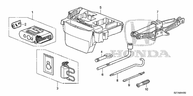 Tools - Jack for 2016 Honda CR-Z #0