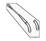 2068201901 - Body: Wiper Arm for Mercedes-Benz Image