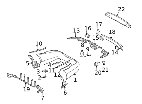Bumper & Components - Rear for 2010 Mercedes-Benz CLS63 AMG #0