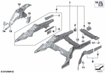 41007413084 - Bodywork: Holder, Brake Hose, Right for BMW Image