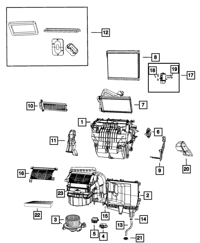 6104796AA - Air Conditioners and Heaters: Clamp for Mopar Image