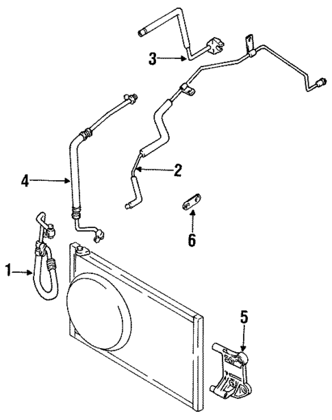 Hoses & Lines for 1990 Isuzu Impulse #0