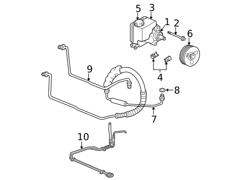 Pump & Hoses for 2003 Chevrolet Impala #0