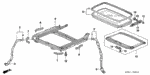 70057SNAA00 - Interior/Bumper: CLIP, SUNROOF DRAIN TUBE for Honda Image