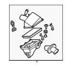 16500EA210 - Engine: Air Cleaner Assembly for Nissan: Frontier, Pathfinder, Xterra Image