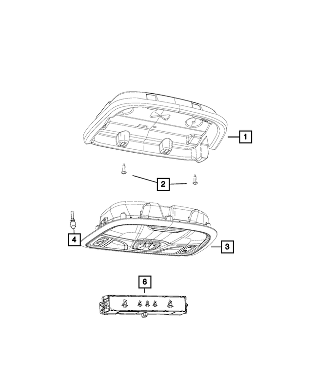 68171979AA - Interior Trim: Screw for Mopar Image