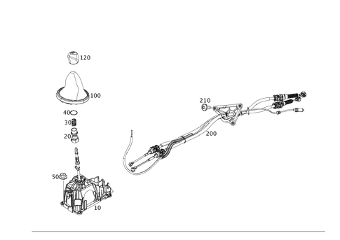 Floor Shift Used with Manual Transmission for 2010 Smart Fortwo #0