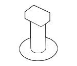 LR012844 - Body: Tow Hook Cover Clip for Land-Rover Image