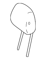 16697029789E88 - Body: Headrest for Mercedes-Benz Image