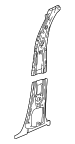 84357760 - Body: Inner Center Pillar for Chevrolet: Traverse, Traverse Limited Image