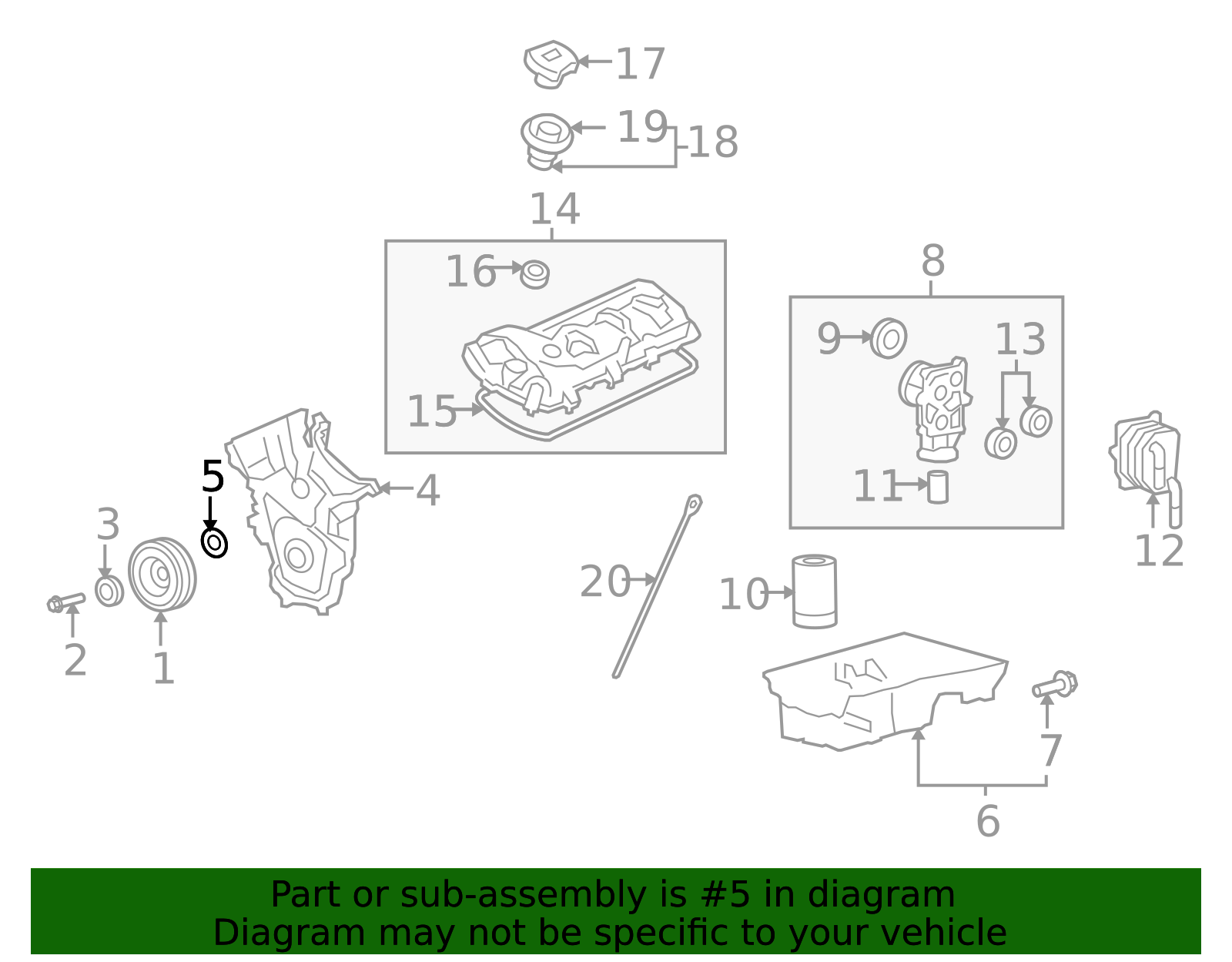 2007-2015 Mazda Rear Main Seal ZZJ1-11-399A | TascaParts.com
