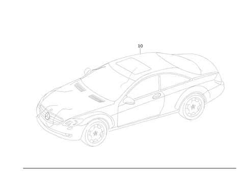 Tarpaulin for 2006 Mercedes-Benz CL 65 AMG&reg; #0