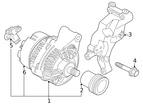 Alternator/Generator & Related Components for 2005 Saab 9-5 #0