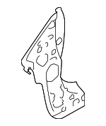 51159FL02A9P - Body: Inner Hinge Pillar for Subaru Image