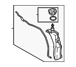 25430B1001 - Cooling System: Reservoir for Hyundai Image
