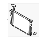 25310B1250 - Cooling System: Radiator Assembly for Hyundai Image