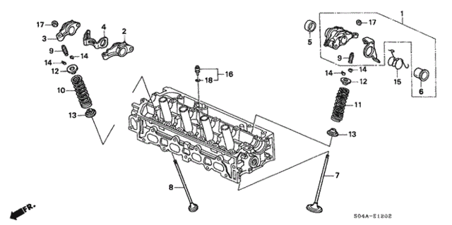 Valve - Rocker Arm (CNG) for 2000 Honda Civic #0