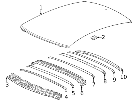 Roof & Components for 2022 Honda Civic #0