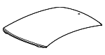 62100T20305ZZ - Body: Roof Panel for Honda: Civic Image