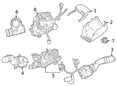 Switches, Solenoids & Actuators for 2025 Toyota 4Runner #0