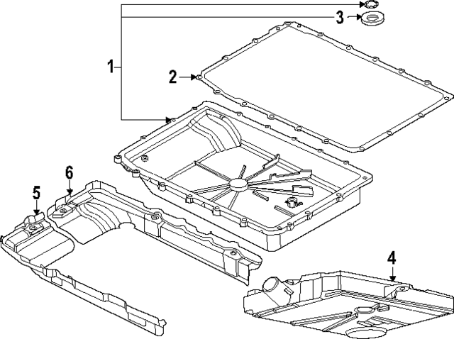 PC3Z7F013A - Maintenance &amp; Lubrication: Shield for Ford: F-250 Super Duty, F-350 Super Duty Image