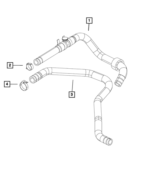 Air Conditioner and Heater Plumbing for 2015 Ram ProMaster 3500 #2