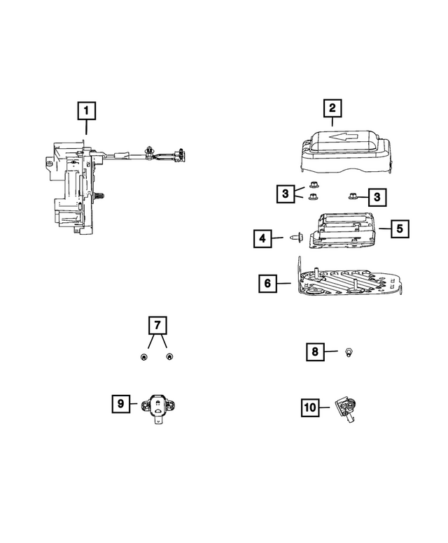 68600228AI - Restraints: Steering Control Module for Mopar Image image